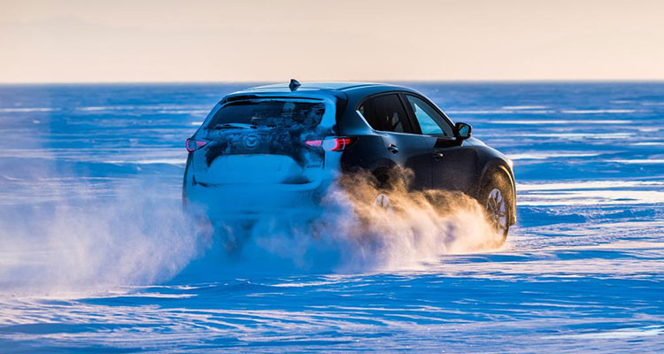 Mazda CX-5 at Lake Baikal