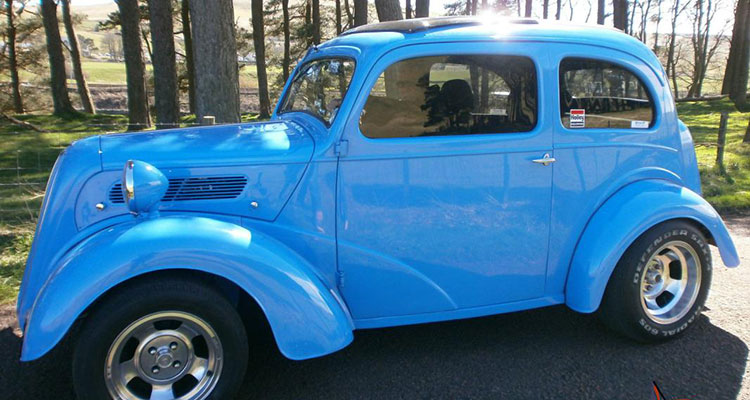 Classic Ford Popular found buried in garden