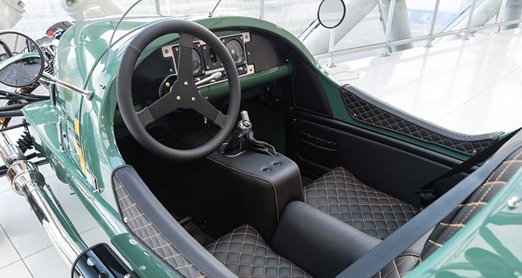 Morgan LE60 3 Wheeler Interior