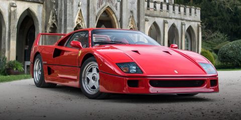 Best Smiling Cars Ever Made - Ferrari F40