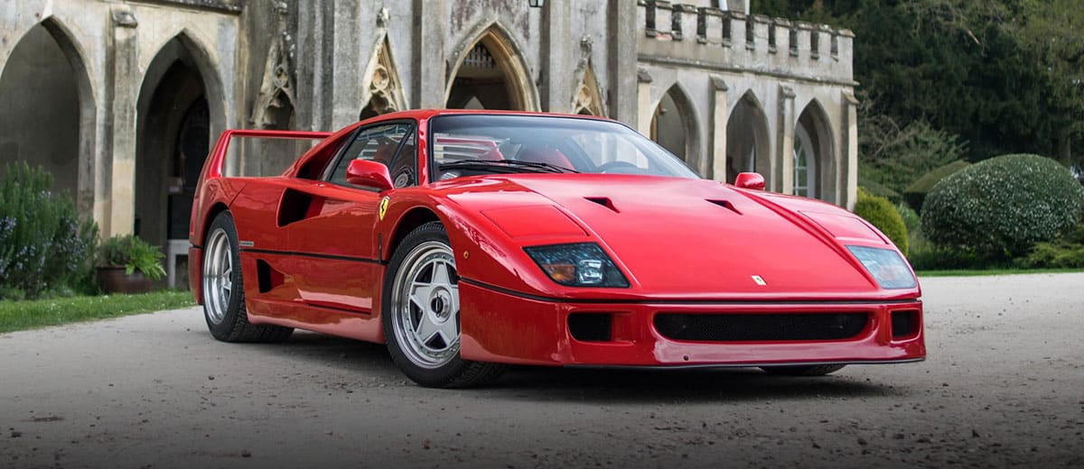 Best Smiling Cars Ever Made - Ferrari F40