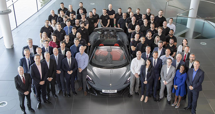 McLaren 20000 Cars Produced