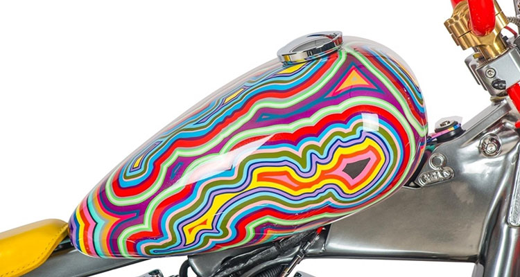 Artist Grayson Perry’s Customised Harley Davidson