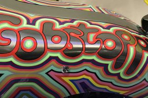 Artist Grayson Perry’s Customised Harley Davidson