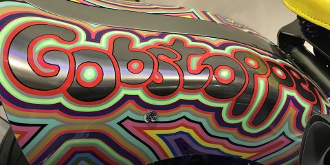 Artist Grayson Perry’s Customised Harley Davidson