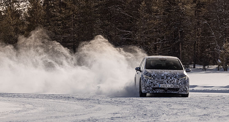 CUPRA Born Undergoes Final Extreme -30ºC Testing