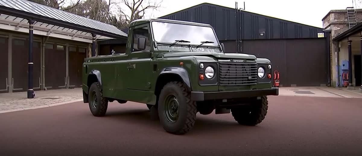 Prince Philip, the Duke of Edinburgh’s Custom Funeral Land Rover