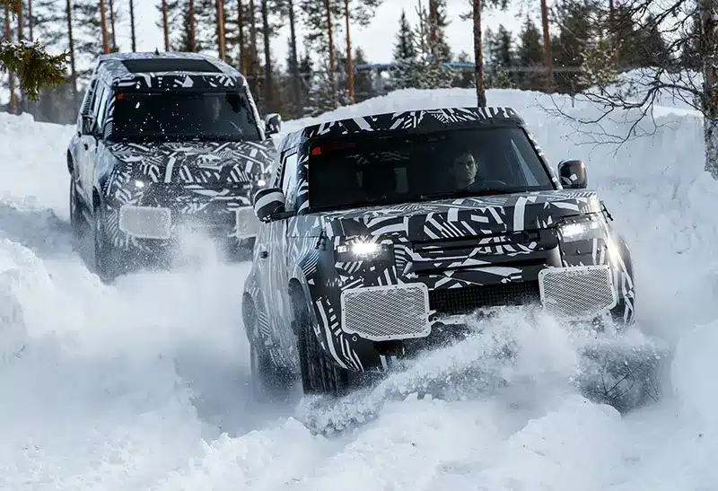 Cold Weather Testing of Hydrogen-Powered Defender