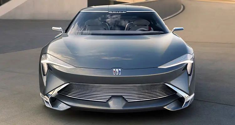 Buick's Wildcat EV concept in grey