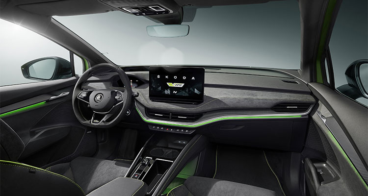 Skoda Enyaq RS dashboard