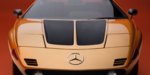 Front view of the new Mercedes Vision One-Eleven Concept Car