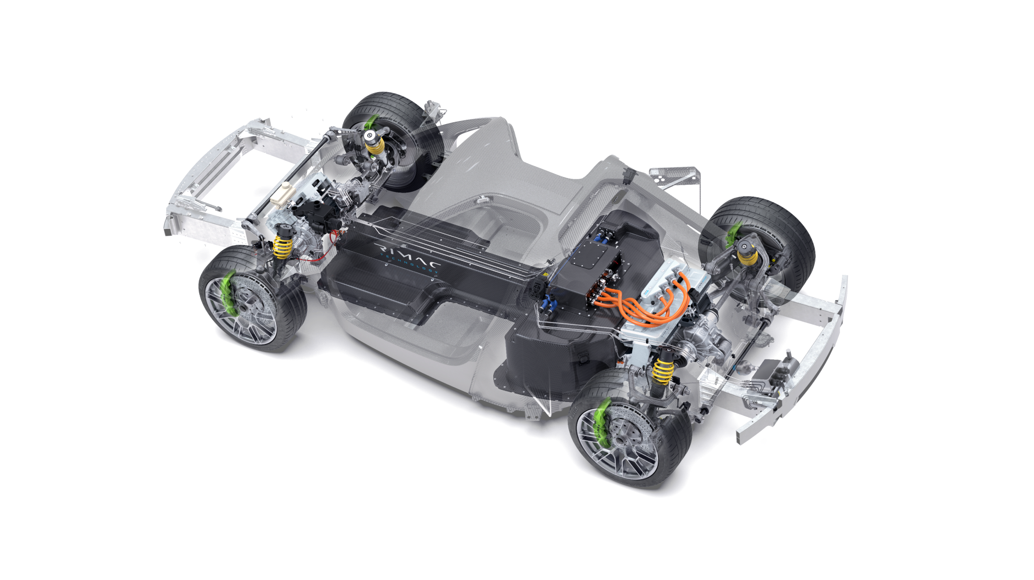 Teardown of an electric supercar, the Rimac Nevera chassis