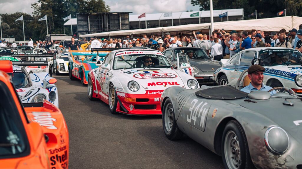 legendary display of Porsche vehicles at Goodwood Festival Of Speed 2023