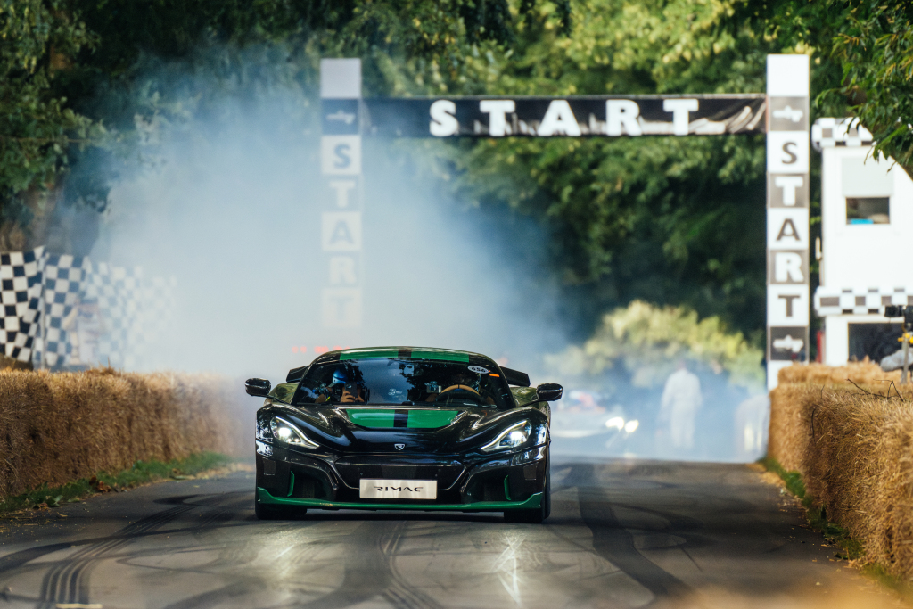 Rimac Nevera, the fastest of supercars at Goodwood Festival of Speed 2023