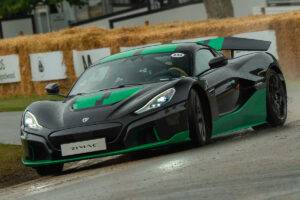 The Rimac Nevero Electric Supercar at Goodwood