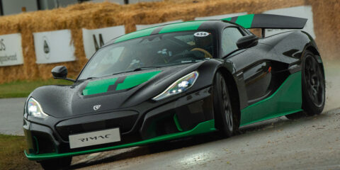 The Rimac Nevero Electric Supercar at Goodwood