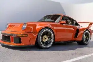 Singer DLS Turbo, a red Porsche 911 restoration