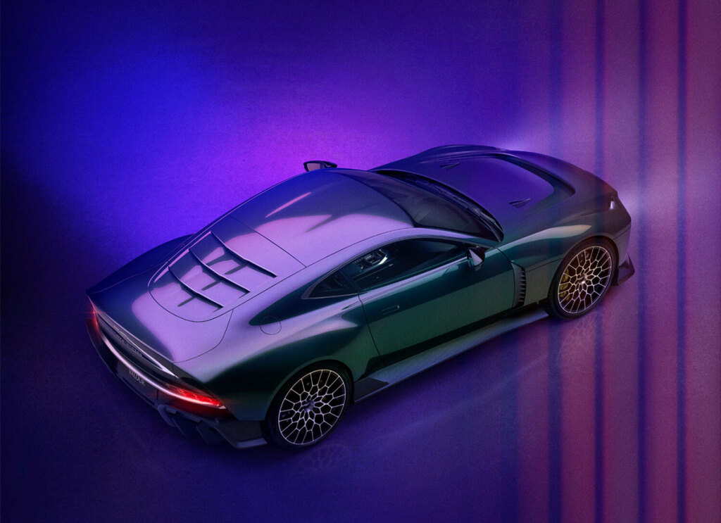 Aston Martin Valour view from above