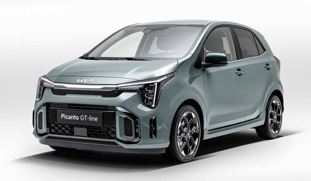 Front view of the Kia Picanto 2024 model