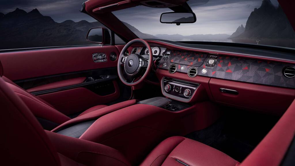 Rolls Royce La Rose Noire matching interior