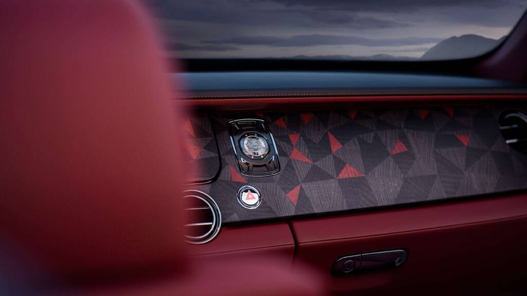 Rolls Royce La Rose Noire interior dashboard