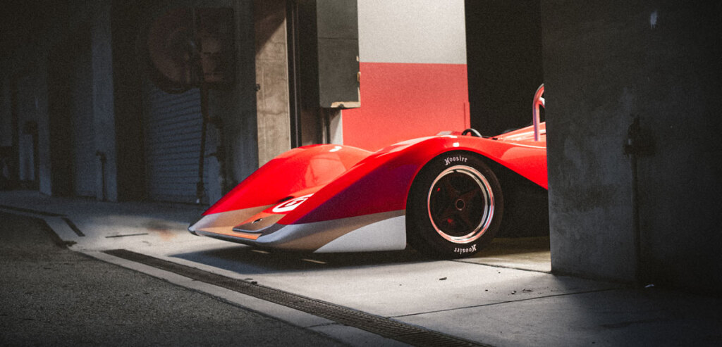 Front bonnet of Lotus Type 66