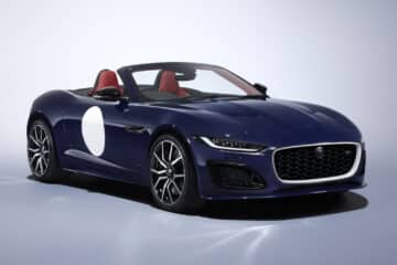 Convertible Jaguar F-Type ZP Edition in Blue
