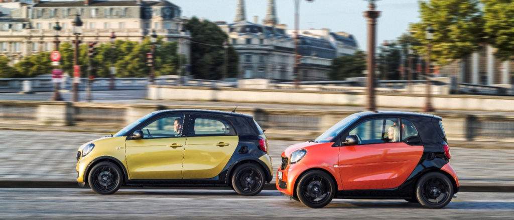 Smart fortwo & forfour cars