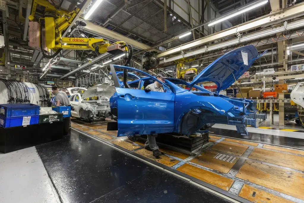 Nissan's car assembly line at Sunderland