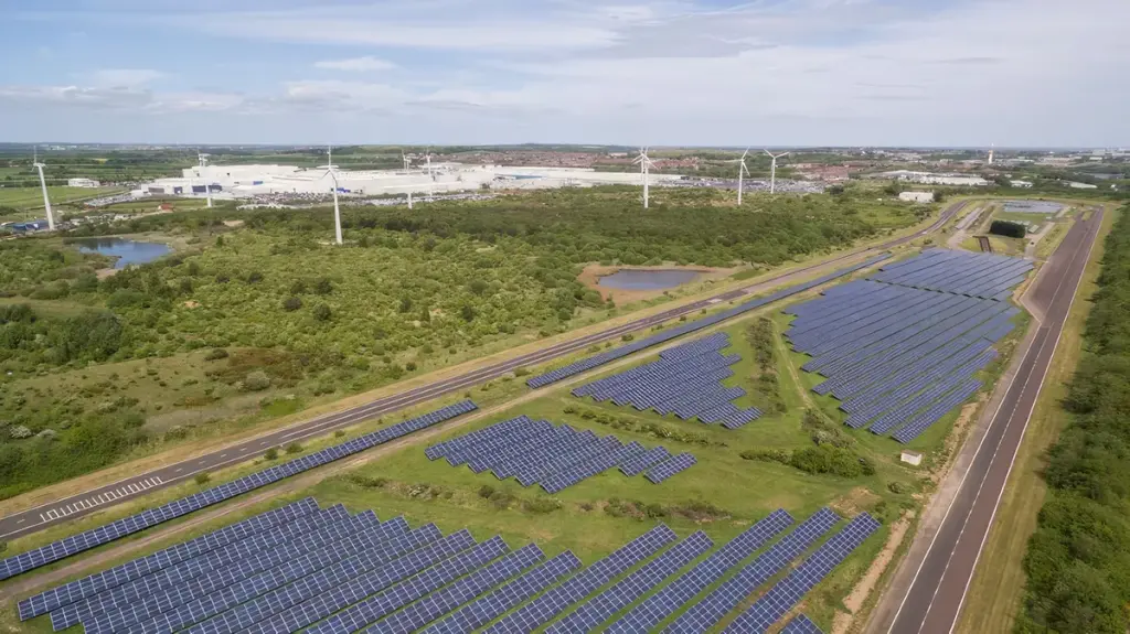 Renewable energy at Nissan's Sunderland plant