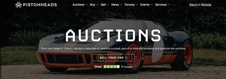 Pistonheads car auctions