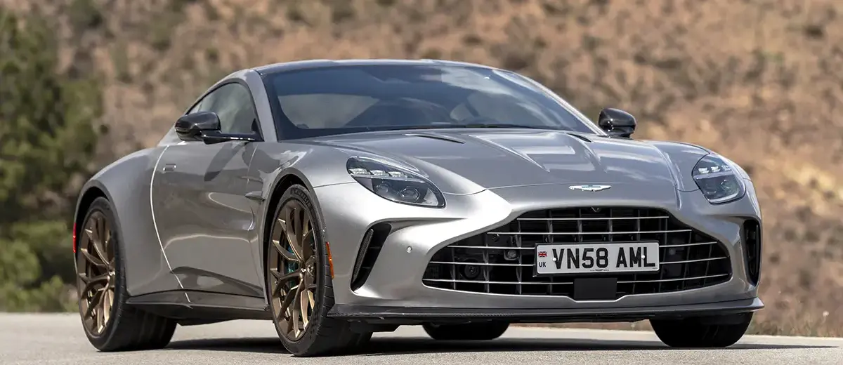 2024 Aston Martin Vantage in Aluminite Silver