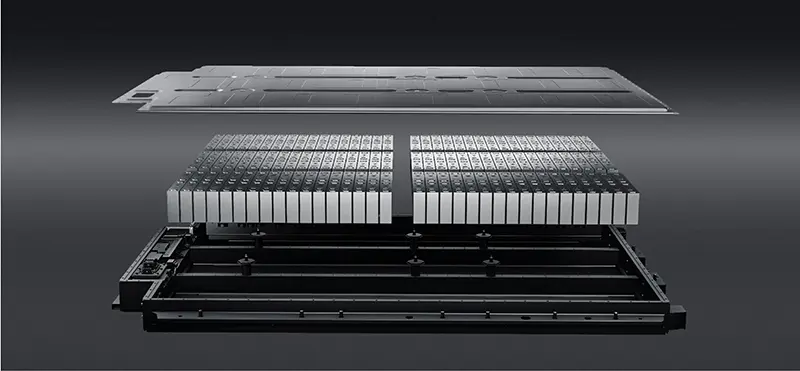 exploded view of the LS16 battery 