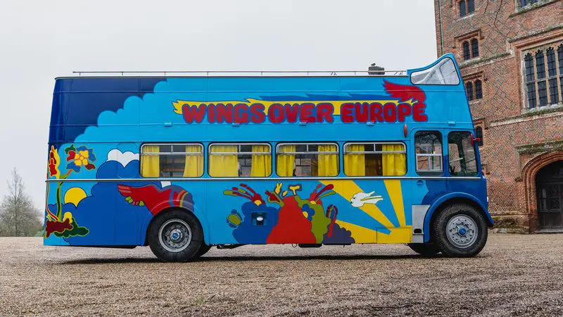 Paul McCartney's iconic 1972 Wings tour bus