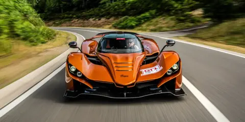 Praga Bohema Hypercar being road tested