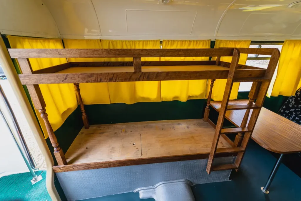 The Wings tour bus bunk beds