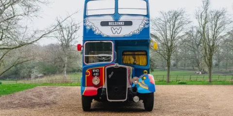 Paul McCartney Wings Tour Bus