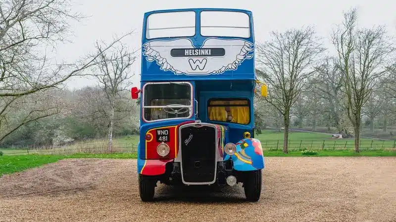 Paul McCartney Wings Tour Bus