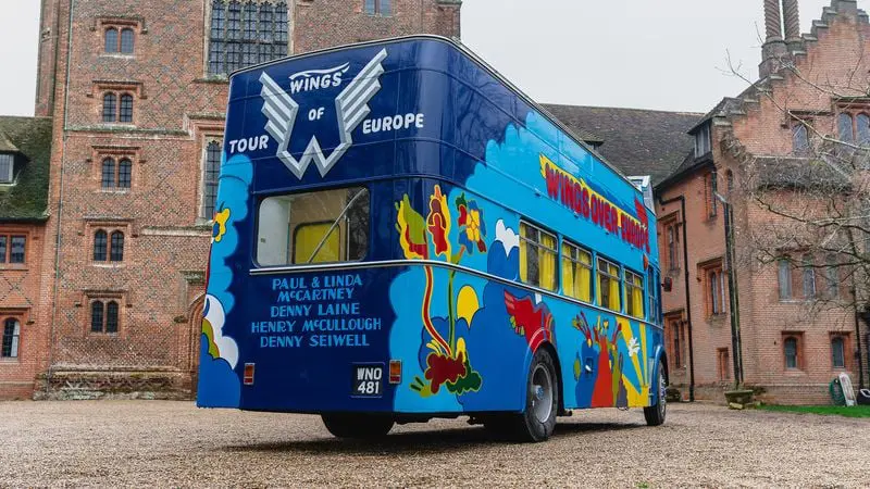 Wings 1972 'Tour Of Europe' tour bus