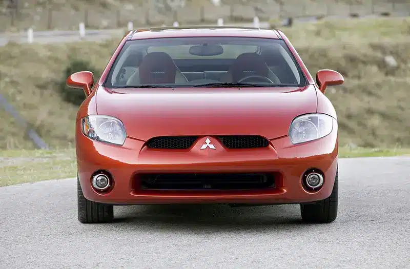 Front view of an unmodified 2006 Toyota Eclipse coupe, highlighting its clean, original design."
