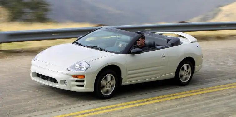 2006 Mitsubishi Eclipse Spyder, convertible sports car with sleek design and tuner potential.