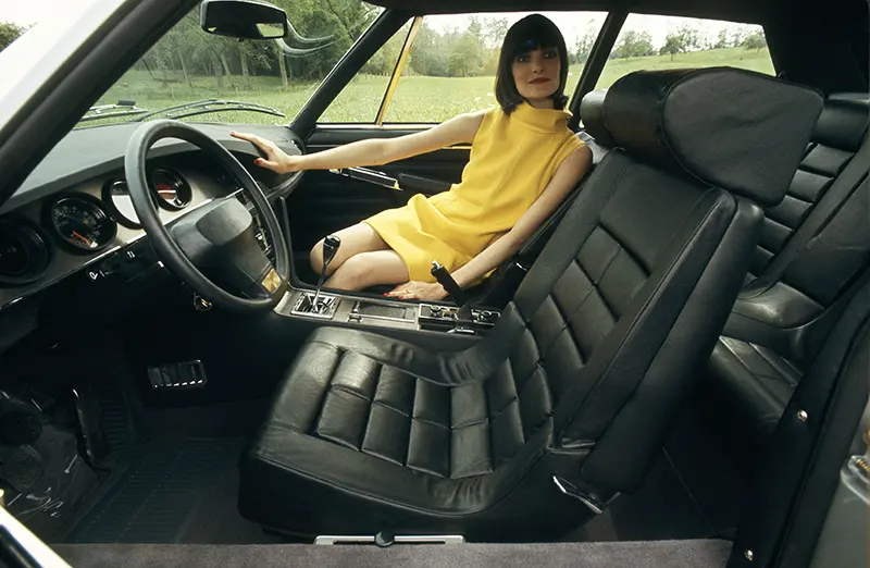 The Citroen SM featured a luxurious interior with large comfortable leather seats