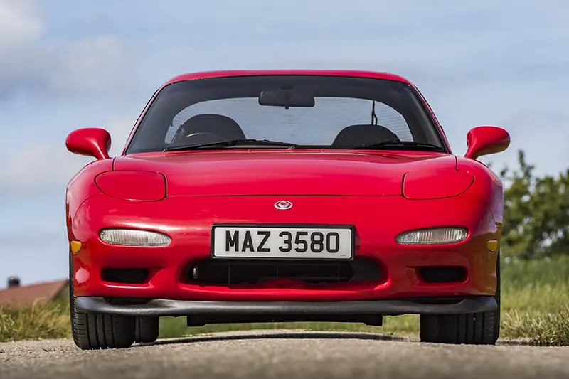 Red MK3 Mazda RX7 