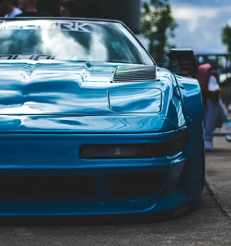 Customised C4 Chevrolet Corvette at a ricer car exhibition