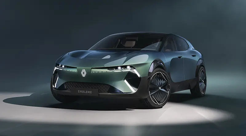 Renault Emblème Shooting Brake hybrid vehicle concept at Paris Motor Show