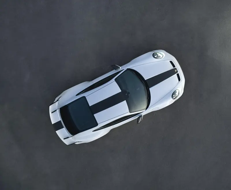 Carbon-fiber roof on the 2024 Porsche 911 GT Weissach Package.