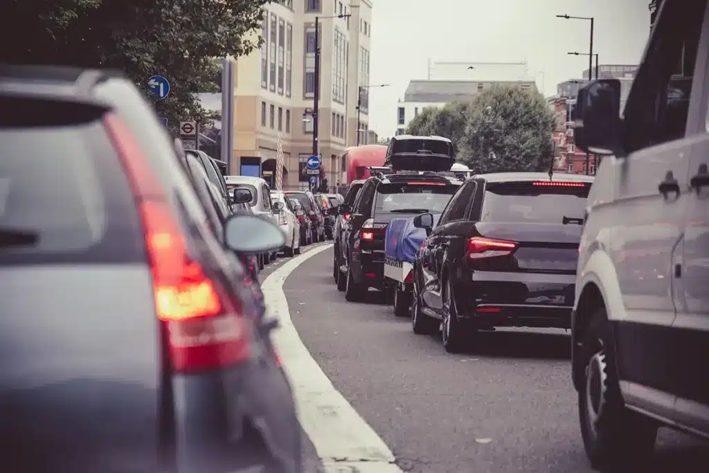 May Bank holiday traffic in London